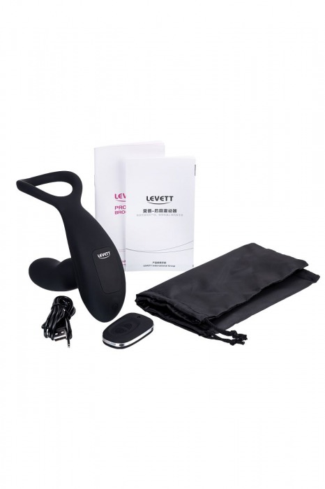 Черный стимулятор простаты Maud с вибрацией - Levett - в Калининграде купить с доставкой