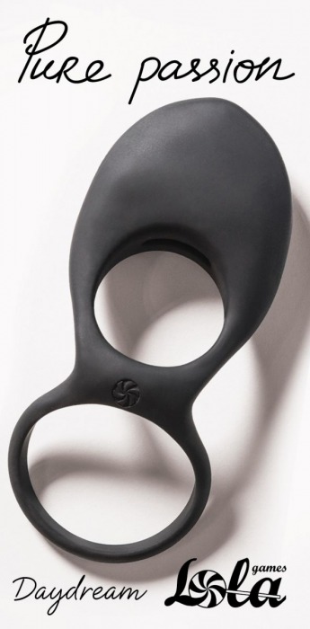 Черное эрекционное виброкольцо Daydream - Lola Games - в Калининграде купить с доставкой