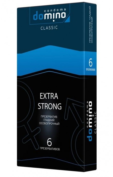 Суперпрочные презервативы DOMINO Extra Strong - 6 шт. - Domino - купить с доставкой в Калининграде