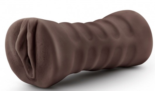 Коричневый мастурбатор-вагина Hot Chocolate Brianna - Blush Novelties - в Калининграде купить с доставкой
