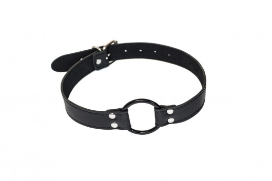 Черный кляп-кольцо Modesty - Lola Games - купить с доставкой в Калининграде