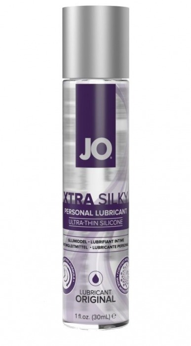 Лубрикант на силиконовой основе JO Xtra Silky - 30 мл. - System JO - купить с доставкой в Калининграде