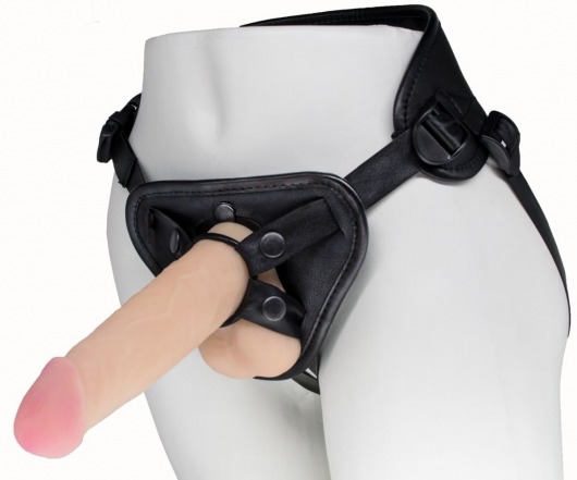 Пояс харнесс BEST UNI strap с 2 насадками - 18 и 22 см. - LOVETOY (А-Полимер) - купить с доставкой в Калининграде