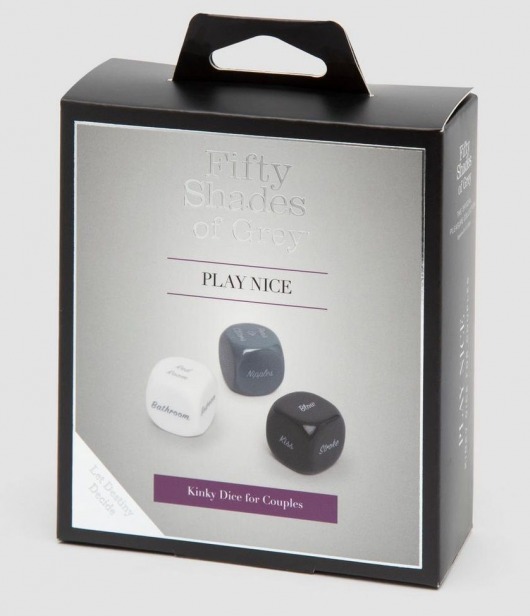 Игральные кубики для пар Play Nice - Fifty Shades of Grey - купить с доставкой в Калининграде