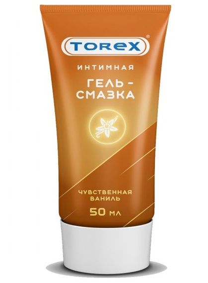 Смазка на водной основе TOREX  Чувственная ваниль  - 50 мл. - Torex - купить с доставкой в Калининграде