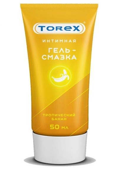 Смазка на водной основе TOREX  Тропический банан  - 50 мл. - Torex - купить с доставкой в Калининграде
