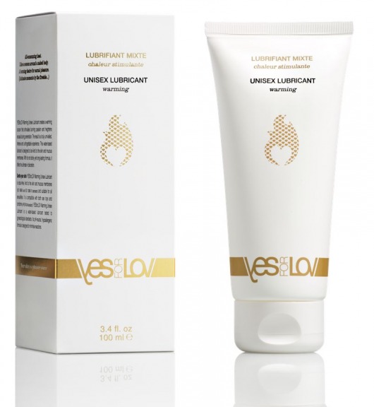 Лубрикант на водной основе с согревающим эффектом Warming Unisex Lubricant - 100 мл. - YESforLOV - купить с доставкой в Калининграде