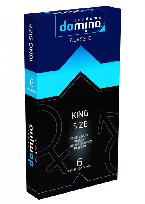 Презервативы увеличенного размера DOMINO Classic King size - 6 шт. - Domino - купить с доставкой в Калининграде
