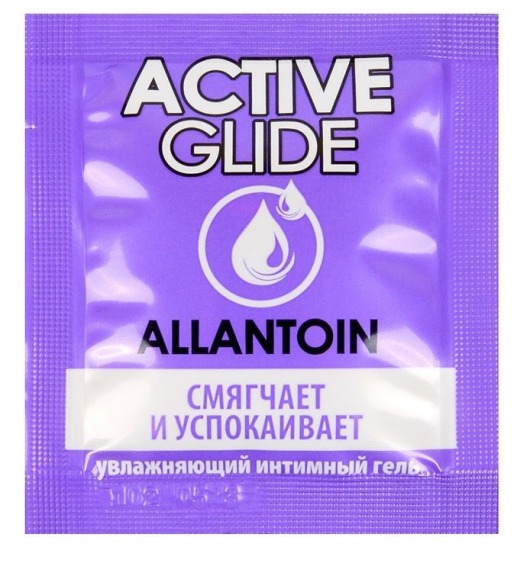 Лубрикант на водной основе Active Glide с аллантоином - 3 гр. - Биоритм - купить с доставкой в Калининграде