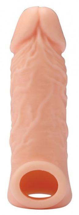 Телесная насадка EXTENDER WITH BALL STRAP 5.5 - 14 см. - Dream Toys - в Калининграде купить с доставкой