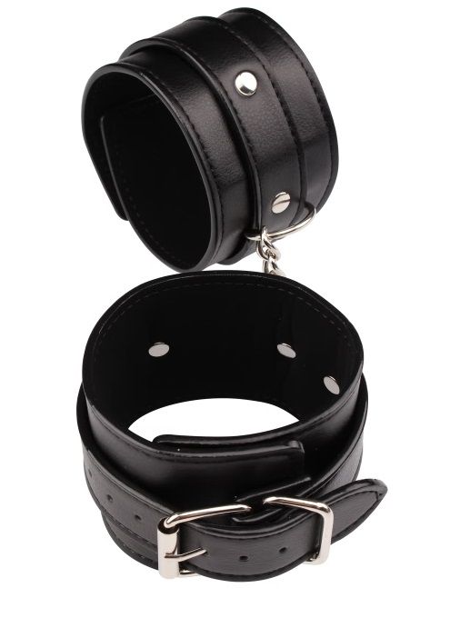 Черные оковы Classic Ankle Cuffs - Chisa - купить с доставкой в Калининграде