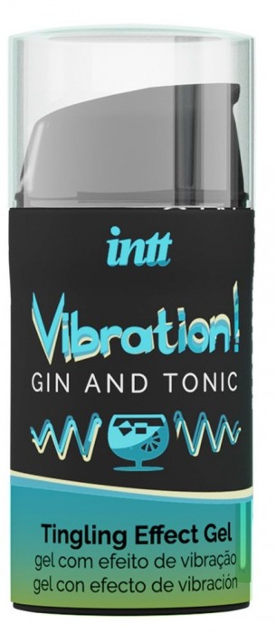 Жидкий интимный гель с эффектом вибрации Vibration! Gin   Tonic - 15 мл. - INTT - купить с доставкой в Калининграде