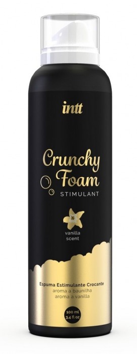 Пенка для массажа Crunchy Foam Stimulant Vanilla - 100 мл. - INTT - купить с доставкой в Калининграде