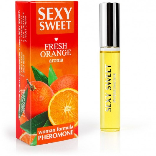 Парфюм для тела с феромонами Sexy Sweet с ароматом апельсина - 10 мл. -  - Магазин феромонов в Калининграде