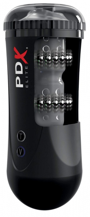 Черный автоматический мастурбатор-ротик Moto Stroker - Pipedream - в Калининграде купить с доставкой