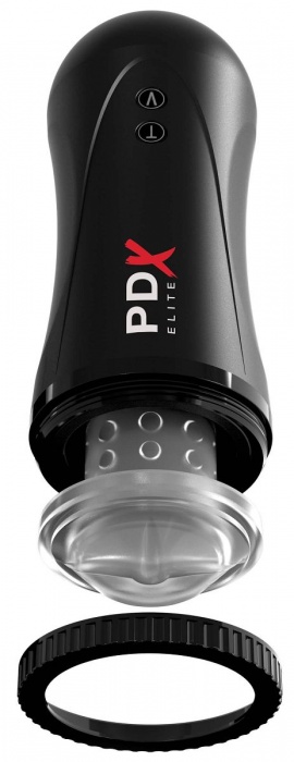 Черный автоматический мастурбатор-ротик Moto Stroker - Pipedream - в Калининграде купить с доставкой