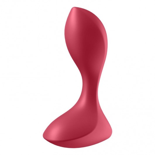 Красный вибромассажёр простаты Satisfyer Backdoor Lover - 14 см. - Satisfyer - в Калининграде купить с доставкой