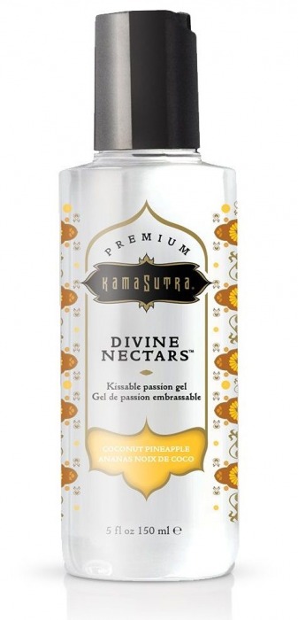 Гель-лубрикант на водной основе Divine Nectars Vanilla с ароматом ванили - 150 мл. - Kama Sutra - купить с доставкой в Калининграде