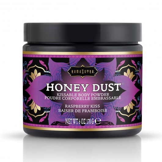Пудра для тела Honey Dust Body Powder с ароматом малины - 170 гр. - Kama Sutra - купить с доставкой в Калининграде