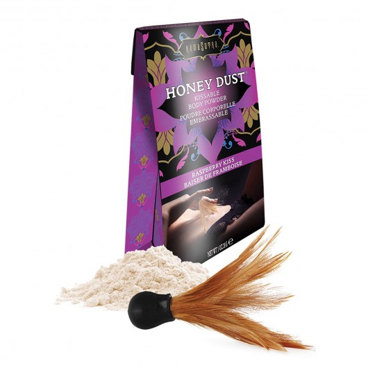 Пудра для тела Honey Dust Body Powder с ароматом малины - 28 гр. - Kama Sutra - купить с доставкой в Калининграде