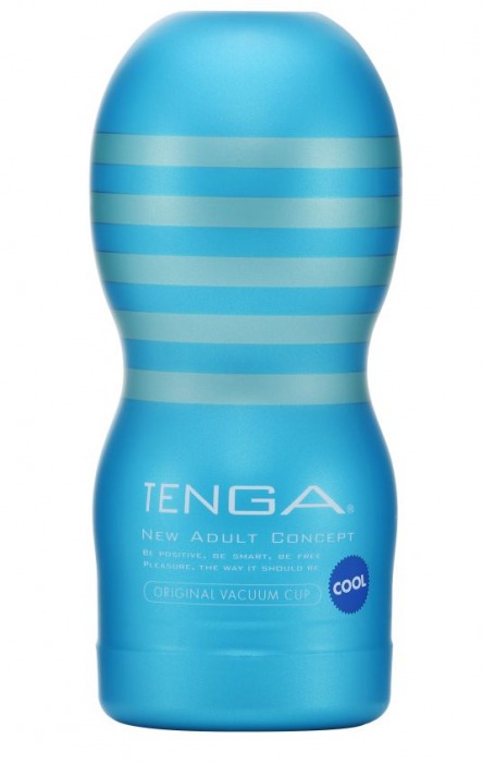 Мастурбатор с охлаждающей смазкой TENGA Original Vacuum Cup Cool - Tenga - в Калининграде купить с доставкой