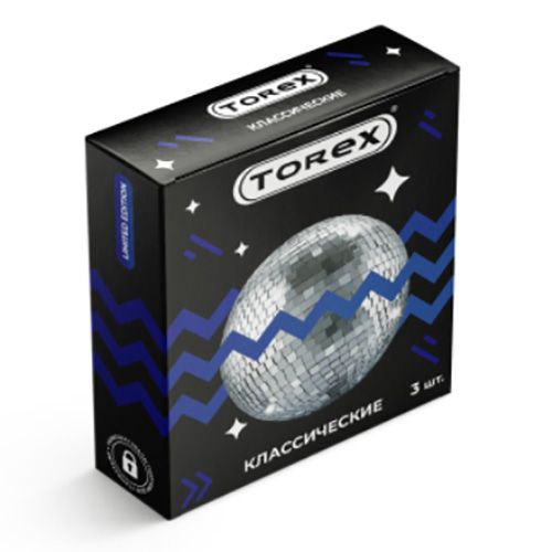 Гладкие презервативы Torex Party  Классические  - 3 шт. - Torex - купить с доставкой в Калининграде
