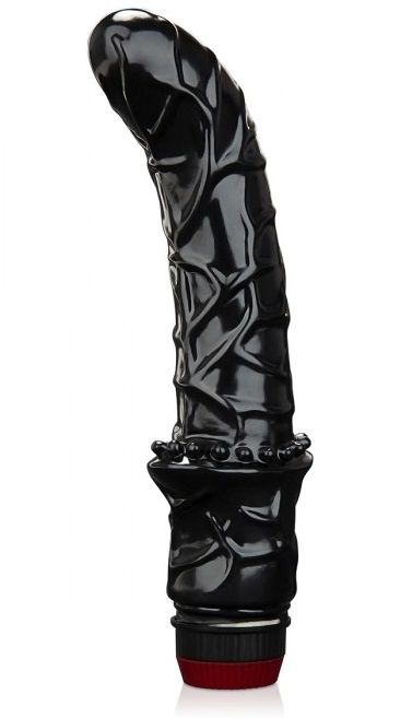 Черный вибромассажер простаты 6  Premium Prostate Massager - BlueLine - в Калининграде купить с доставкой