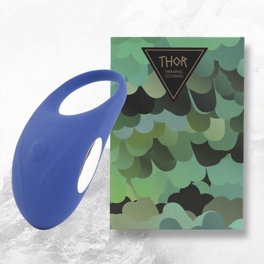 Синее кольцо с вибрацией Thor Cockring - FeelzToys - в Калининграде купить с доставкой