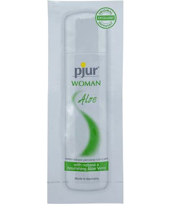 Лубрикант на водной основе pjur WOMAN Aloe - 2 мл. - Pjur - купить с доставкой в Калининграде