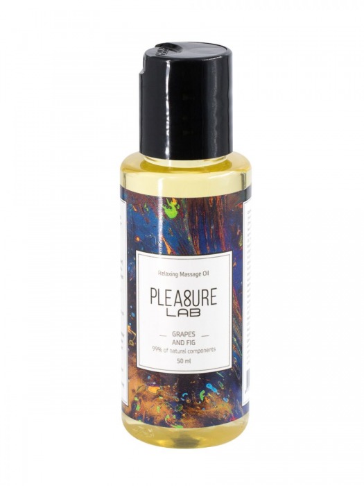 Массажное масло Pleasure Lab Relaxing с ароматом винограда и инжира - 50 мл. - Pleasure Lab - купить с доставкой в Калининграде