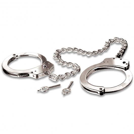 Металлические наручники Metal Leg Cuffs - Pipedream - купить с доставкой в Калининграде