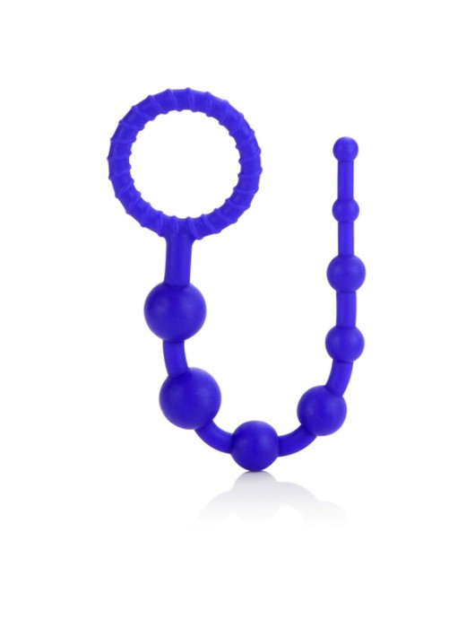 Фиолетовая силиконовая цепочка Booty Call X-10 Beads - California Exotic Novelties