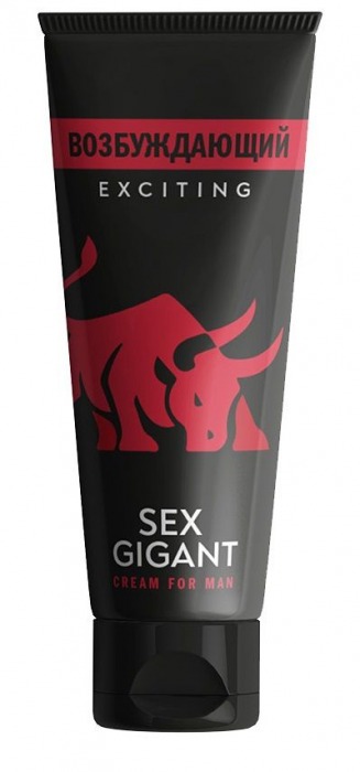 Возбуждающий крем для мужчин Sex Gigant - 80 мл. - Миагра - купить с доставкой в Калининграде