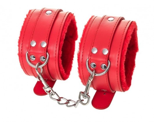 Красные оковы Anonymo из искусственной кожи - ToyFa - купить с доставкой в Калининграде
