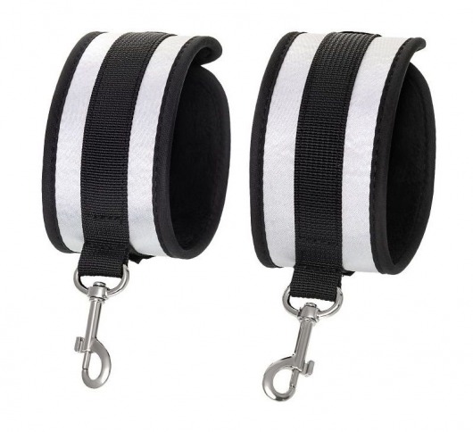 Серебристо-черные оковы Anonymo - ToyFa - купить с доставкой в Калининграде