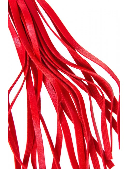 Красно-черный флоггер Anonymo - 28 см. - ToyFa - купить с доставкой в Калининграде