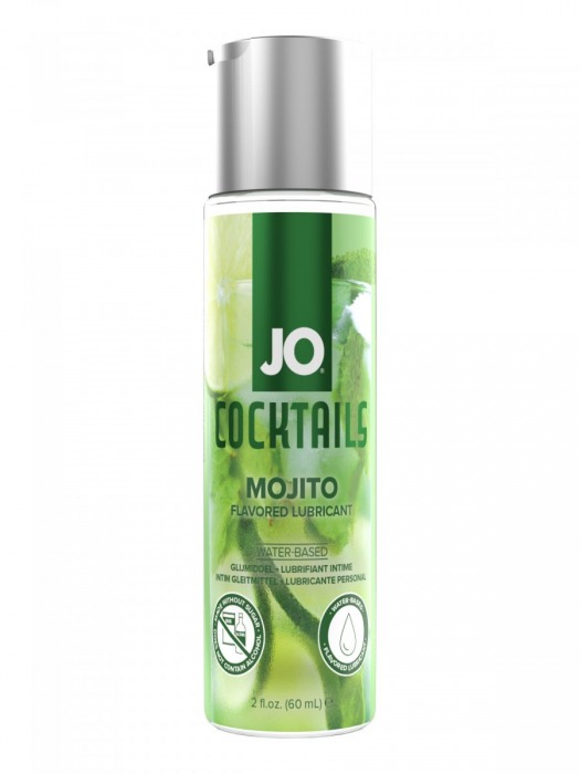 Вкусовой лубрикант на водной основе JO Cocktails Mojito - 60 мл. - System JO - купить с доставкой в Калининграде