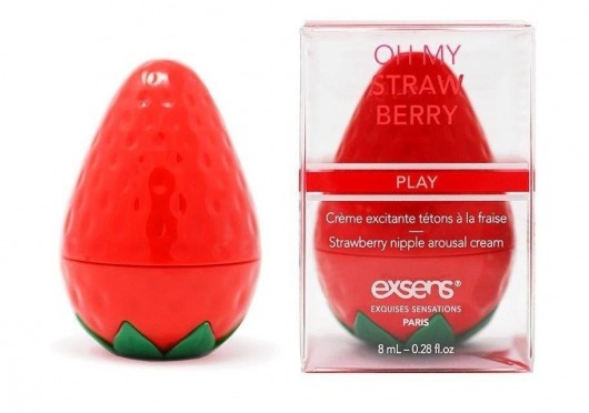 Крем для стимуляции сосков Oh My Strawberry - 8 мл. - Exsens - купить с доставкой в Калининграде