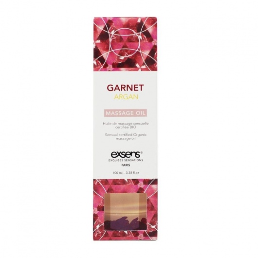 Органическое массажное масло GARNET ARGAN - 100 мл. - Exsens - купить с доставкой в Калининграде