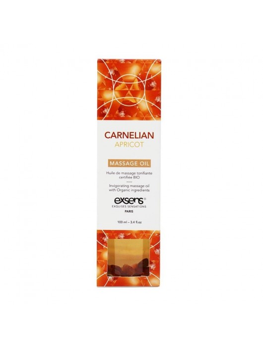Органическое массажное масло CARNELIAN APRICOT - 100 мл. - Exsens - купить с доставкой в Калининграде