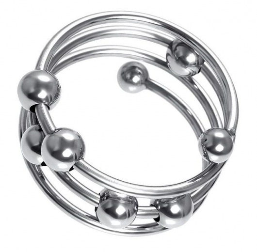 Большое металлическое кольцо под головку пениса - ToyFa - купить с доставкой в Калининграде