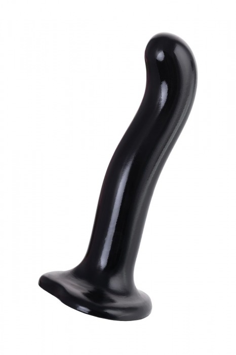 Черный стимулятор для пар P G-Spot Dildo Size M - 18 см. - Strap-on-me - в Калининграде купить с доставкой