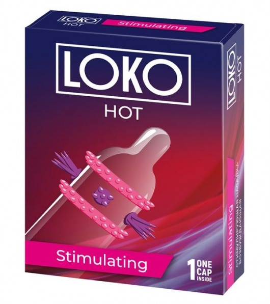 Стимулирующая насадка на пенис LOKO HOT с возбуждающим эффектом - Sitabella - в Калининграде купить с доставкой