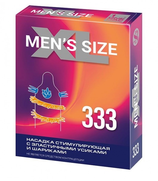 Стимулирующая насадка на пенис MEN SIZE 333 - Sitabella - в Калининграде купить с доставкой