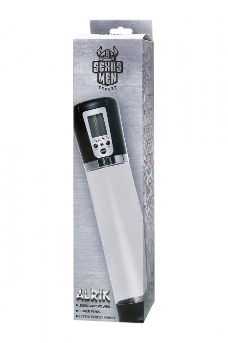 Прозрачная автоматическая помпа для пениса Alrik - Sexus - в Калининграде купить с доставкой