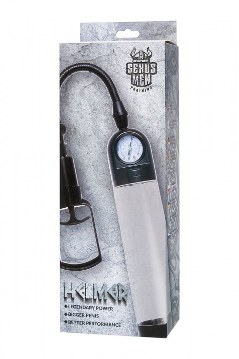 Прозрачная механическая помпа Helmer с манометром - Sexus - в Калининграде купить с доставкой