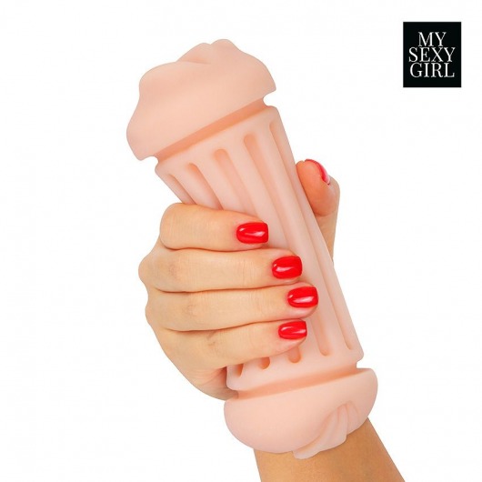 Двусторонний мастурбатор - ротик и вагина - Bior toys - в Калининграде купить с доставкой