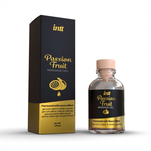 Массажный гель с ароматом маракуйи Passion Fruit - 30 мл. - INTT - купить с доставкой в Калининграде