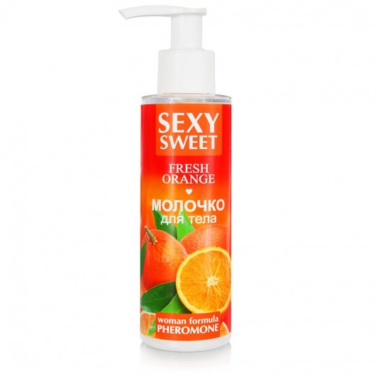 Молочко для тела с феромонами и ароматом апельсина Sexy Sweet Fresh Orange - 150 гр. -  - Магазин феромонов в Калининграде