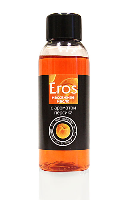 Массажное масло Eros exotic с ароматом персика - 50 мл. - Биоритм - купить с доставкой в Калининграде